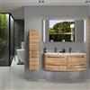 PELIPAL Colonna per mobile bagno image PELIPAL 1 cassetto 2 ante P 33 x L 30 x H 168.5 cm marrone mdf