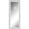 Leroy Merlin Specchio Atena rettangolare in legno bianco argento 125 x 40 cm