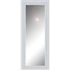 Leroy Merlin Specchio Marina rettangolare in legno bianco argento 125 x 40 cm