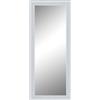 Leroy Merlin Specchio Marina rettangolare in legno bianco, argento 170 x 60 cm