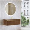 Leroy Merlin Mobile bagno sospeso con lavabo L 120 x H 40 x P 45.5 cm verde e oro per vasca centrale Loa