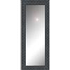 Leroy Merlin Specchio Marina rettangolare in legno nero, argento 125 x 40 cm