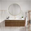 Leroy Merlin Mobile bagno sospeso con lavabo L 120 x H 40 x P 45.5 cm verde e oro per vasca centrale Loa