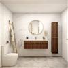 SENSEA Colonna per mobile bagno Loa SENSEA 1 anta P 25 x L 30 x H 165 cm marrone placcato truciolare