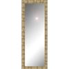 Leroy Merlin Specchio Aurora rettangolare in legno oro foglia 125 x 40 cm