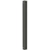 ERCOS Termosifone in acciaio tubolare 3 colonne 3 elementi interasse 1735 mm ERCOS Comby antracite
