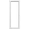 ISOXA Portafinestra in PVC bianco L 80 x H 220 cm, 1 anta apertura a sinistra