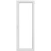 ISOXA Portafinestra in PVC bianco L 80 x H 220 cm, 1 anta apertura a destra