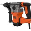BLACK + DECKER Martello tassellatore a filo BLACK + DECKER BEHS03K-QS SDS Plus 1250W 3.7J 3900 colpi/min + valigetta