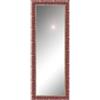 Leroy Merlin Specchio rettangolare in legno rosso 125 x 40 cm