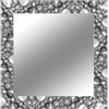 Leroy Merlin Specchio VESUVIO quadrato in legno argento 68 x 68 cm