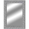 Leroy Merlin Specchio SIBILLA rettangolare in legno argento 88 x 68 cm