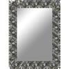 Leroy Merlin Specchio CAPUA rettangolare in legno argento 89 x 69 cm