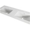 BADEN HAUS Lavabo a incasso rettangolare H 1.8 cm in ceramica bianco