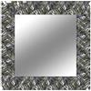 Leroy Merlin Specchio CAPUA quadrato in legno argento 99 x 99 cm