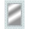 Leroy Merlin Specchio SHARON rettangolare in legno bianco 139 x 99 cm