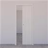 Leroy Merlin Porta interna scorrevole Lait in legno colore bianco, L 80 x H 210 cm, apertura reversibile