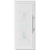 Leroy Merlin Portoncino d'ingresso 20021 con vetro L 80 x H 210 cm in PVC bianco, apertura spingere a sinistra