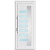 Leroy Merlin Portoncino d'ingresso 20022 L 90 x H 210 cm in PVC bianco, apertura spingere a destra, falso telaio non incluso