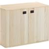 ASTIGARRAGA Libreria 3 ripiani Dinamic L 70.8 x P 33 x H 53.5 cm pino naturale, portata per ripiano 52 kg