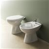 Ideal Standard Coppia sanitari distanziato scarico a parete IDEAL STANDARD Alpha WC: P 52.5 x L 35 x H 40 cm, bidet: P 50 x L 34.5 x H 39 cm