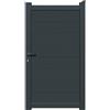 GARDENGATE Cancelletto GARDENGATE Prado grigio in alluminio antracite H 158 x L 100 cm