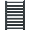 GARDENGATE Cancelletto GARDENGATE Antas grigio in alluminio antracite H 150.6 x L 100 cm