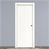 Leroy Merlin Porta interna scorrevole Rank in MDF colore bianco, L 80 x H 210 cm, apertura reversibile