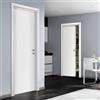 Leroy Merlin Porta interna scorrevole Rank in MDF colore bianco, L 90 x H 210 cm, apertura reversibile
