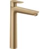 Hansgrohe Rubinetto per lavabo getto laminare cristallino Talis E bronzo spazzolato satinato HANSGROHE H 29.2 cm
