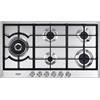 Delonghi Piano cottura 5 fuochi L 90 cm NSL 590D X DE'LONGHI grigio griglie in ghisa