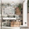 Leroy Merlin Pensile bagno Barrik sahara, 1 anta apertura da sinistra P 22 x L 50 x H 70 cm