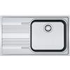 Franke Lavello integrato 1 vasca in inox argento FRANKE Smart LB L 50 x L 86 cm