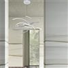 Leroy Merlin Lampadario LED design Anuk bianco Ø70cm, luce con 3 temperature di colore 4000 lumen