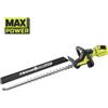 Ryobi Tagliasiepi a batteria brushless in abs RYOBI RY36HTX65A-0 lama da 65 cm 36 V batteria non inclusa con guaina protettiva
