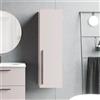 VISOBATH Colonna per mobile bagno Mia VISOBATH 1 anta P 27 x L 34.5 x H 120 cm Cotone laccato truciolare