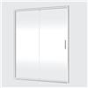 SENSEA Kit vetro per doccia ad apertura scorrevole Easy L 140 x H 190cm, Sp. 6 mm