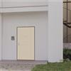 DI.BI. Porta blindata DI.BI. Aster L 80 x H 200 cm in PVC avorio/bianco, apertura spingere a destra, falso telaio incluso