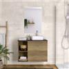 SENSEA Mobile da bagno a terra SENSEA Neo Line marrone L 60 x H 65 x P 48.5 cm, lavabo non incluso