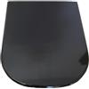 OLYMPIA CERAMICA Copriwater Tuttoevo rettangolare dedicato per serie sanitari OLYMPIA CERAMICA con chiusura rallentata in duroplast nero