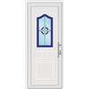 Leroy Merlin Portoncino d'ingresso 30012 L 80 x H 210 cm in PVC bianco, apertura spingere a sinistra, falso telaio non incluso
