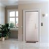 DI.BI. Porta blindata DI.BI. Ariel L 80 x H 200 cm in PVC bianco, apertura spingere a sinistra, falso telaio incluso