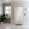 DI.BI. Porta blindata DI.BI. Ariel L 80 x H 200 cm in PVC bianco, apertura spingere a destra, falso telaio incluso