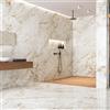 COVERLAM Piastrella da pavimento e rivestimento interno in gres porcellanato 120 x 260 cm rettificato beige lucido Cuarzo Reno traffico medio forte (pei 3/5) Sp. 5.6 mm 3.12 mq