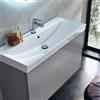 Leroy Merlin Lavabo a incasso rettangolare L 96 x H 11.5 x P 40 cm in ceramica bianco