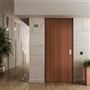 DI.BI. Porta blindata DI.BI. Safety L 80 x H 210 cm noce/bianco apertura sinistra