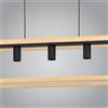 Inspire Lampadario Industriale Elgort marrone paralume marrone 5x E27 Ø20cm INSPIRE
