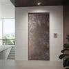 DI.BI. Porta blindata DI.BI. Keramik L 80 x H 200 cm in Laminam grafite/bianco, apertura spingere a destra, falso telaio incluso