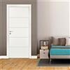 Leroy Merlin Porta interna a battente Fourlines in MDF colore bianco, L 60 x H 210 cm, apertura reversibile