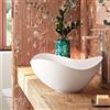 ROCA Lavabo da appoggio Ohtake ROCA irregolare in ceramica L 54 x H 18.5 x P 37.5 cm bianco lucido